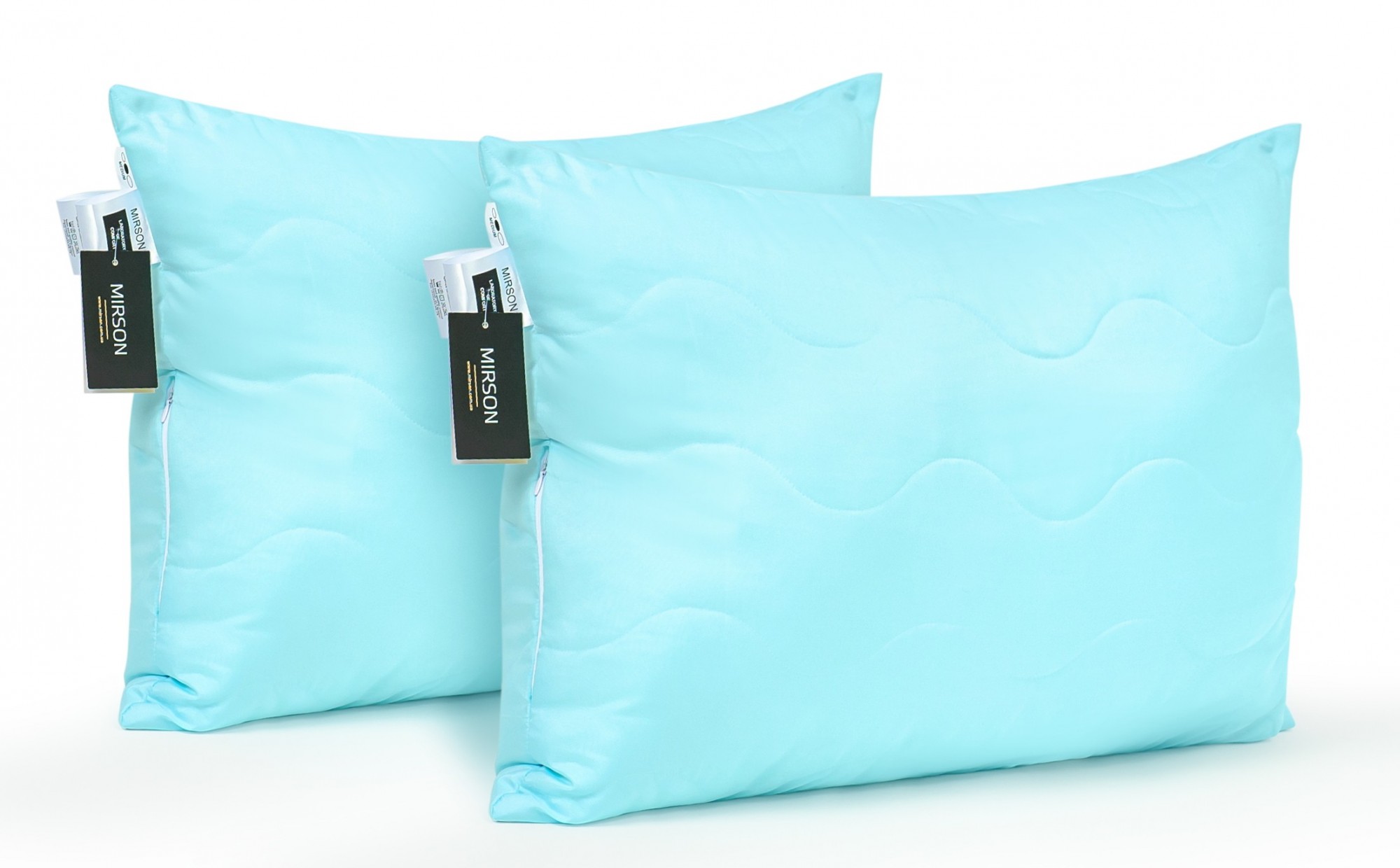 

Набор антиалергенных подушек MirSonBamBoo №1613 Eco Light Blue средние