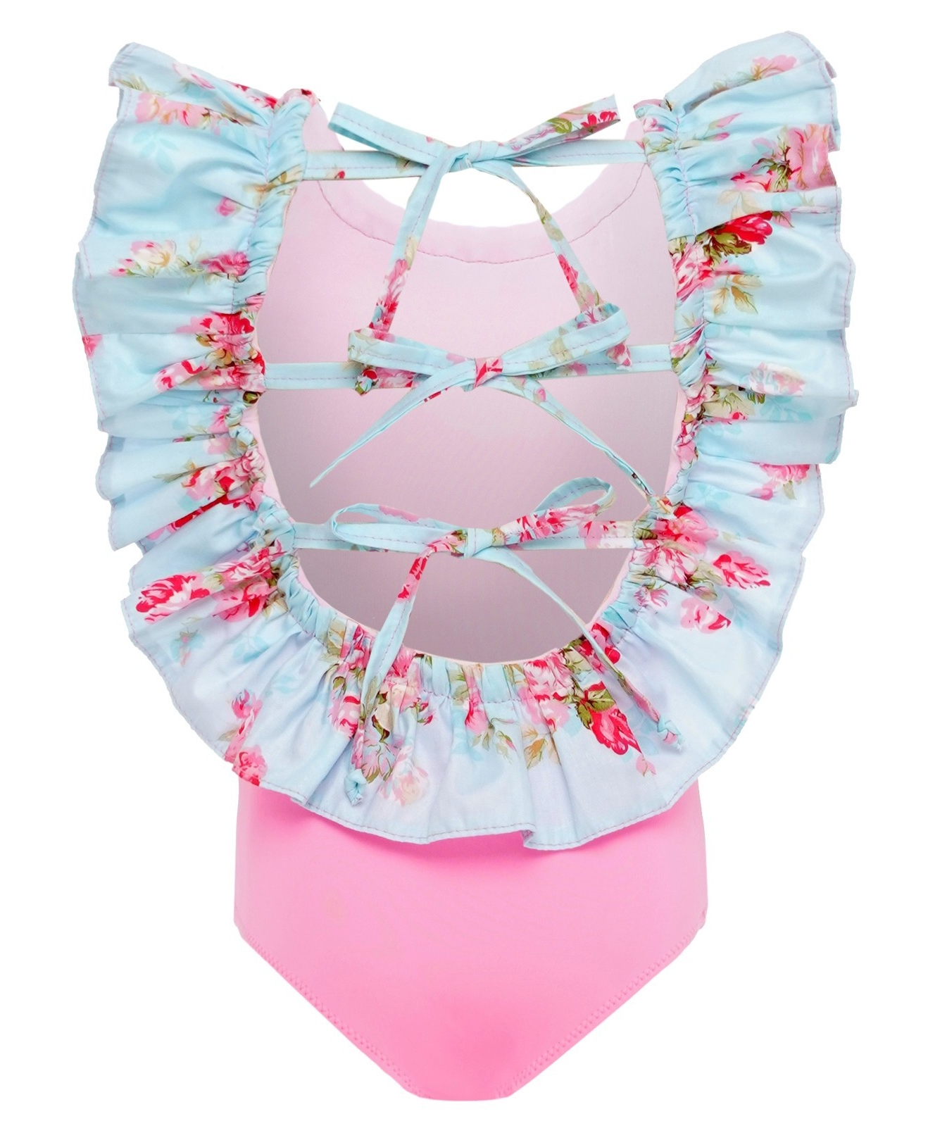 

Цельный купальник BabyLadySwim K322 104 см Розовый с рюшками