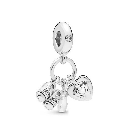 

Серебряный Шарм-Подвеска Пандора Мой Малыш #798106CZ