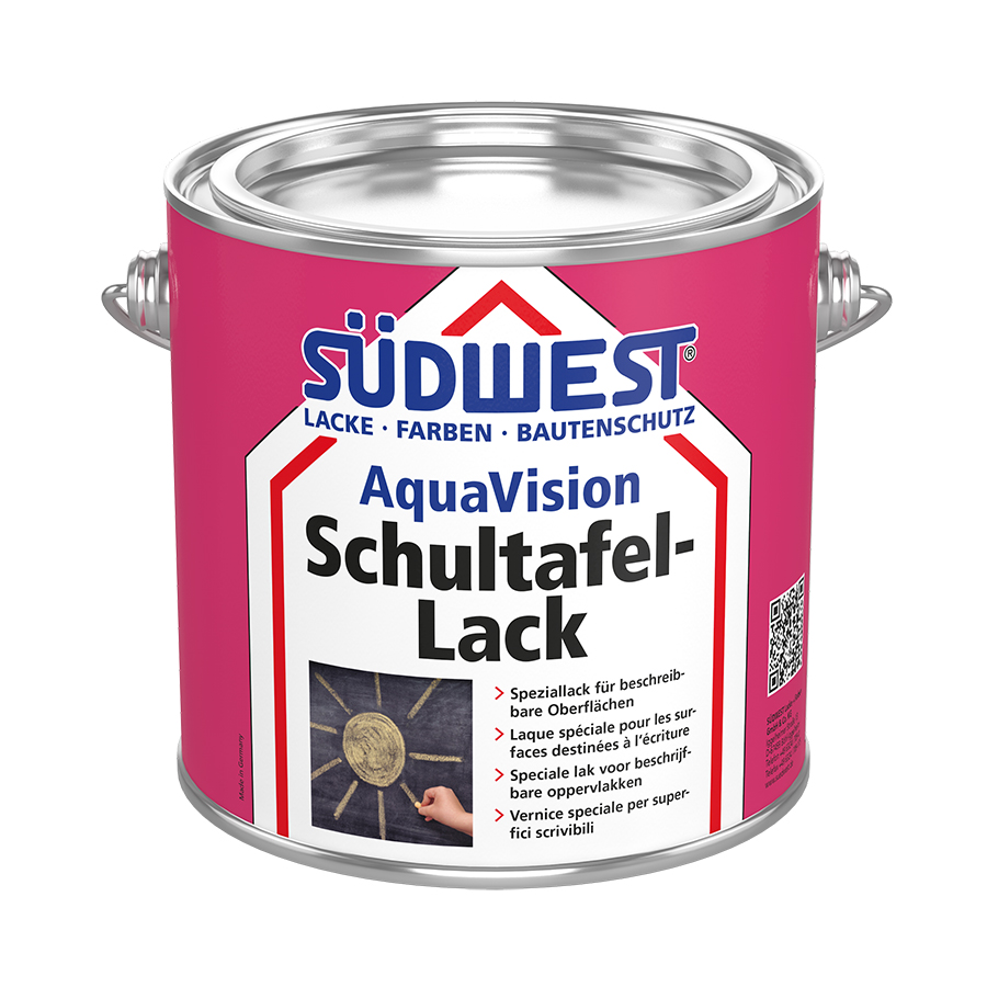 

Грифельна фарба акрилова SUDWEST AquaVision Schultafel-Lack прозора 2.5 л (30940-006)