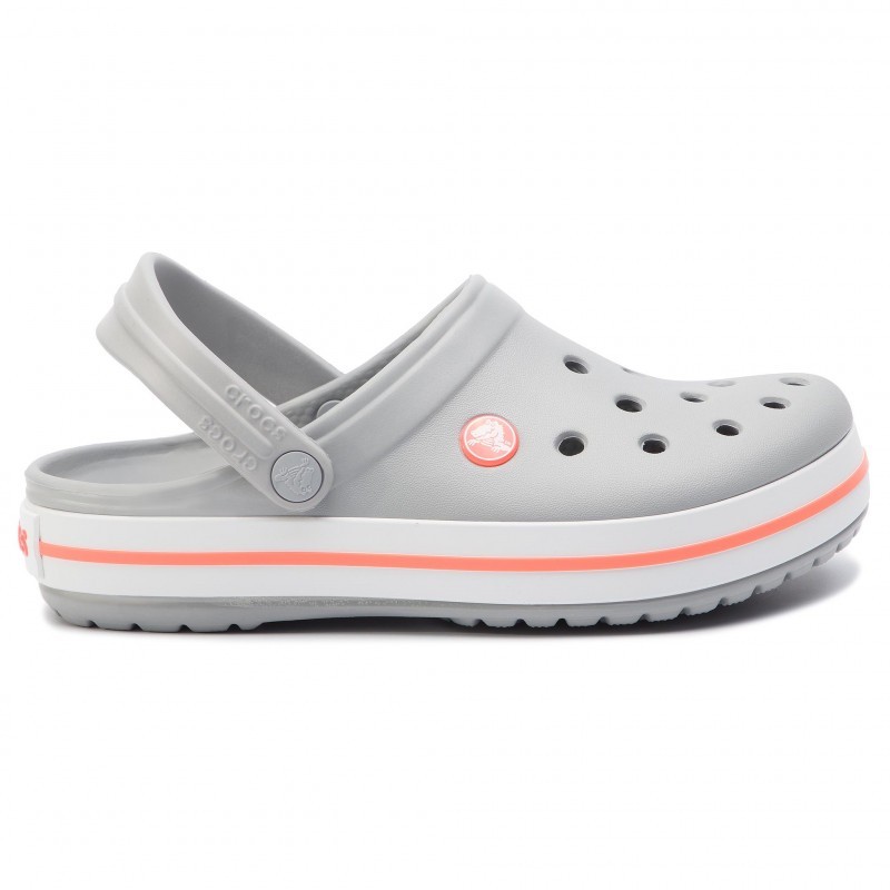 

Сабо Crocs Crocband Clog M4W6-36-22.5-23 см Light Grey / Bright Coral 11016