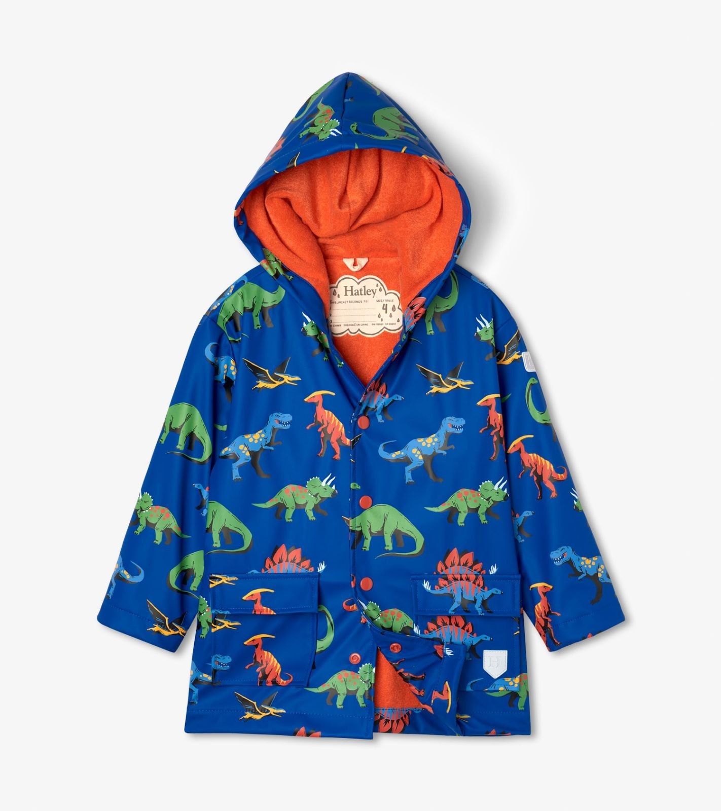 

Плащ , Hatley Friendly Dinos 6A синій 116см (S21DIK1336)
