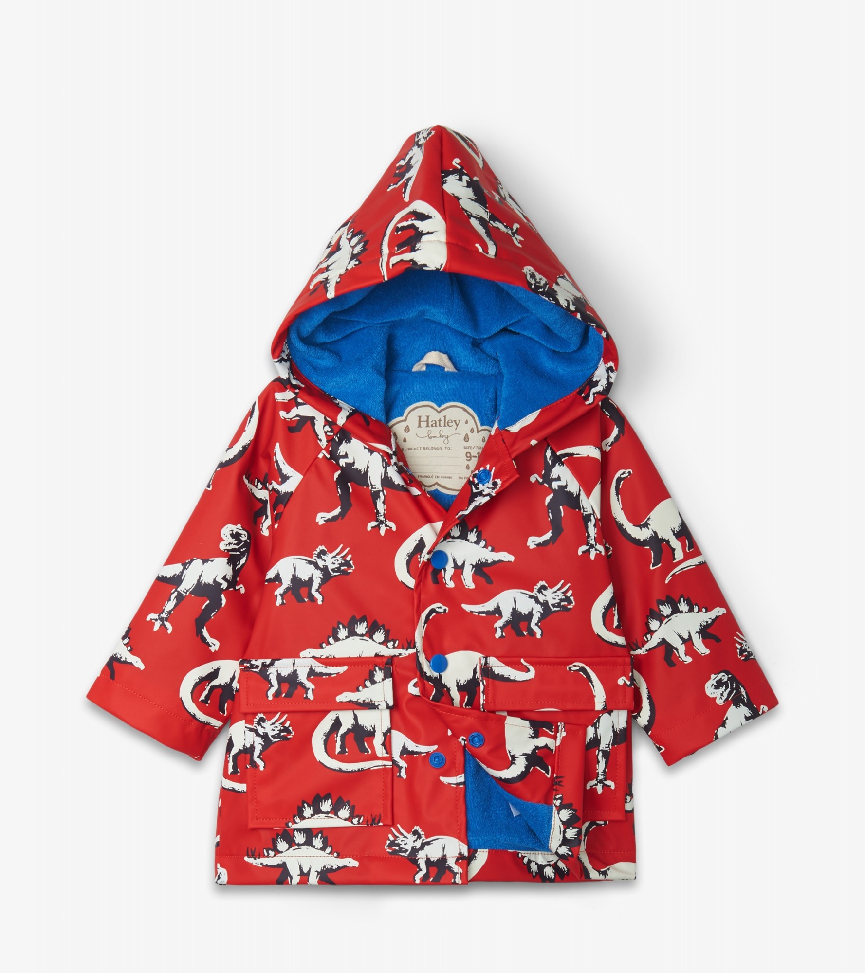 

Плащ Hatley Painted Dinos 9-12m червоний 74см (F20PDI1317)