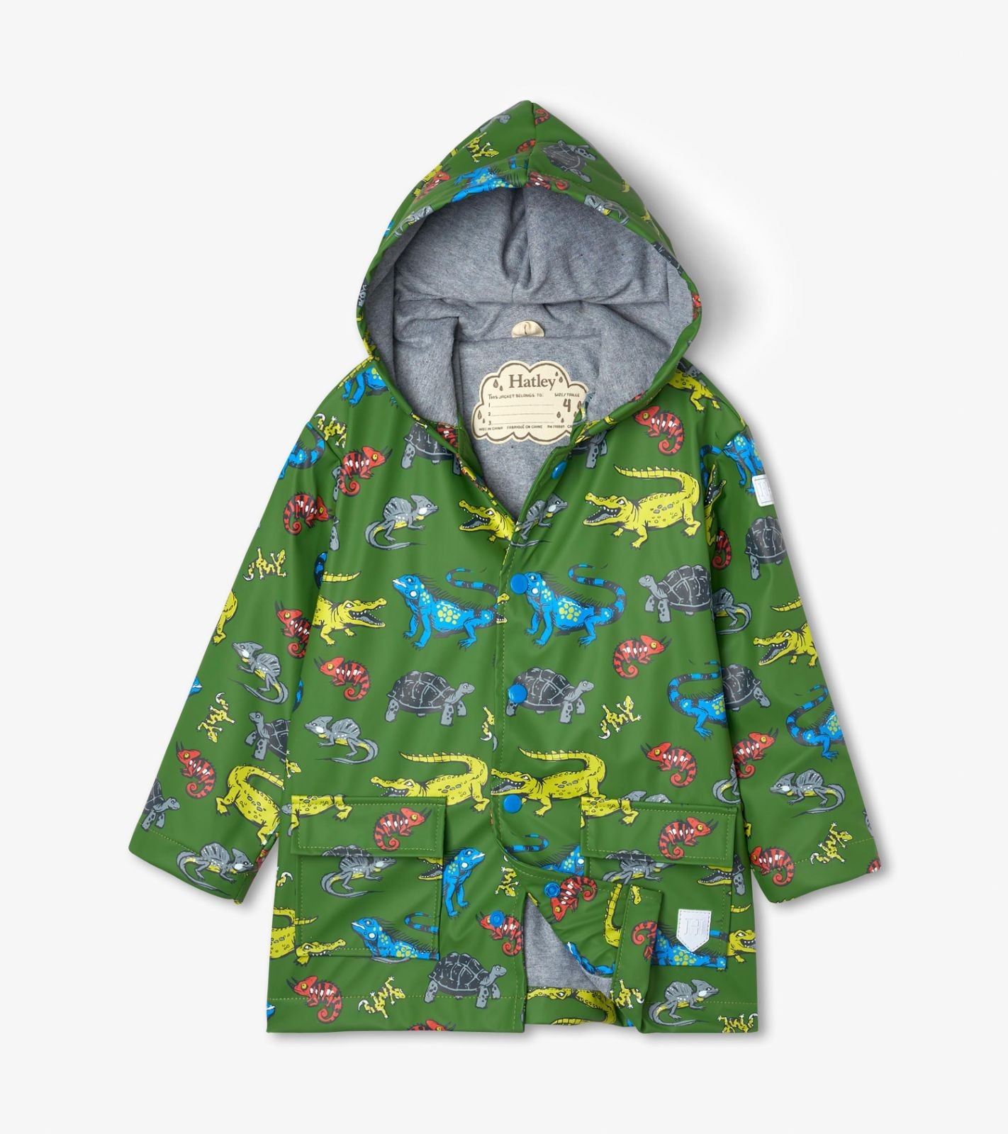 

Плащ , Hatley Aquatical Reptiles 7A зелений 122см (S21REK1336)