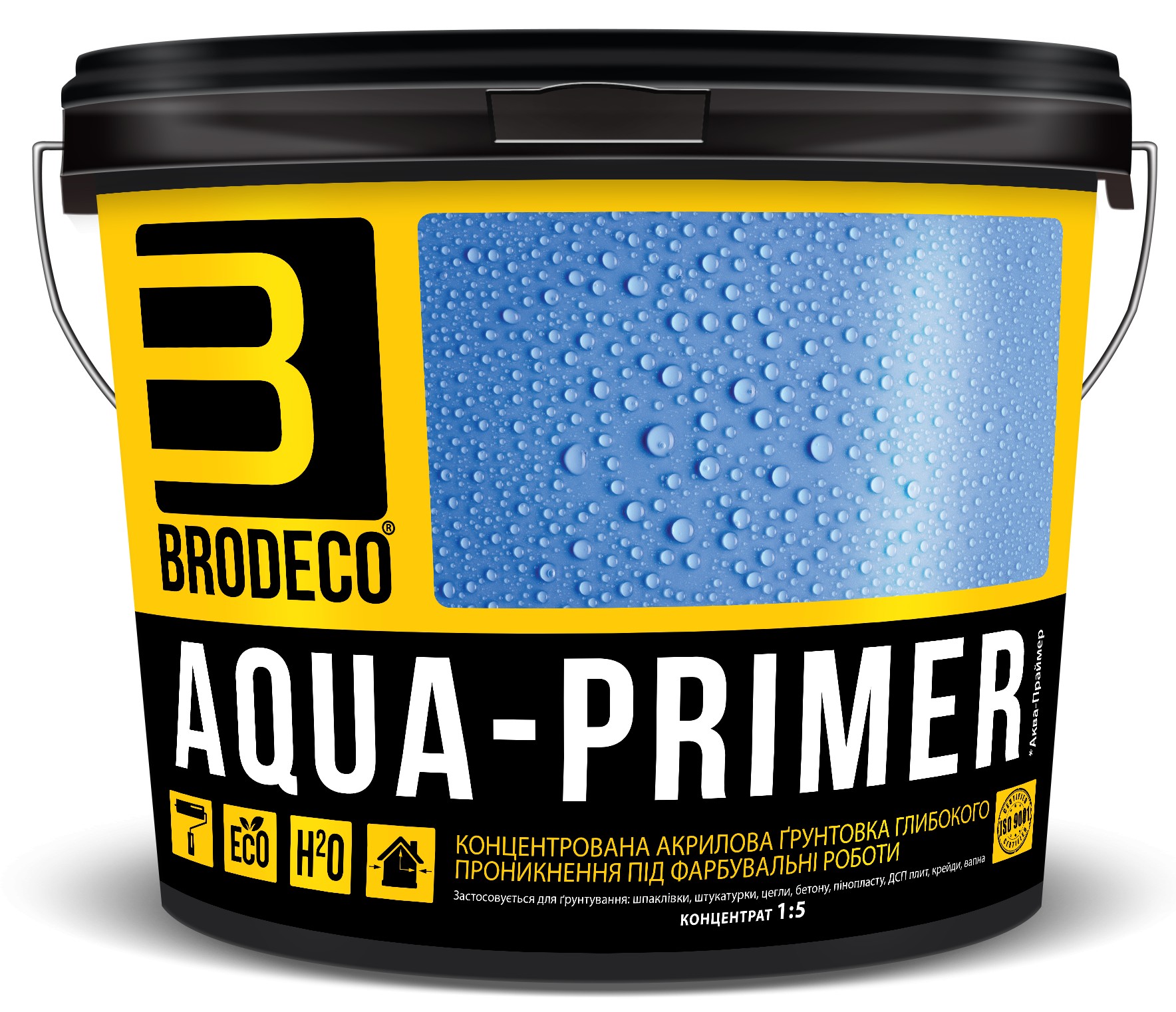 

Грунтовка глубокого проникновения, концентрат Brodeco Aqua-Primer 3л