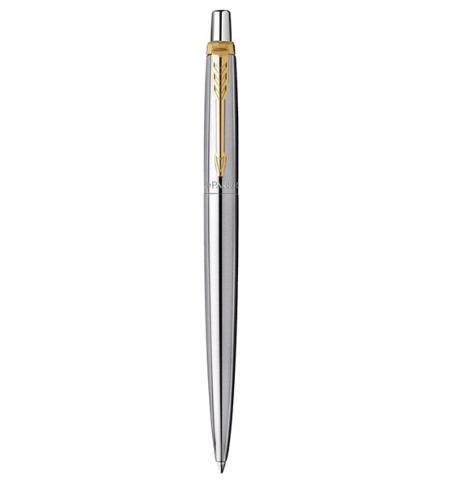 

Ручка шариковая Parker Jotter 17 SS GT синяя в стальном корпусе в блистере