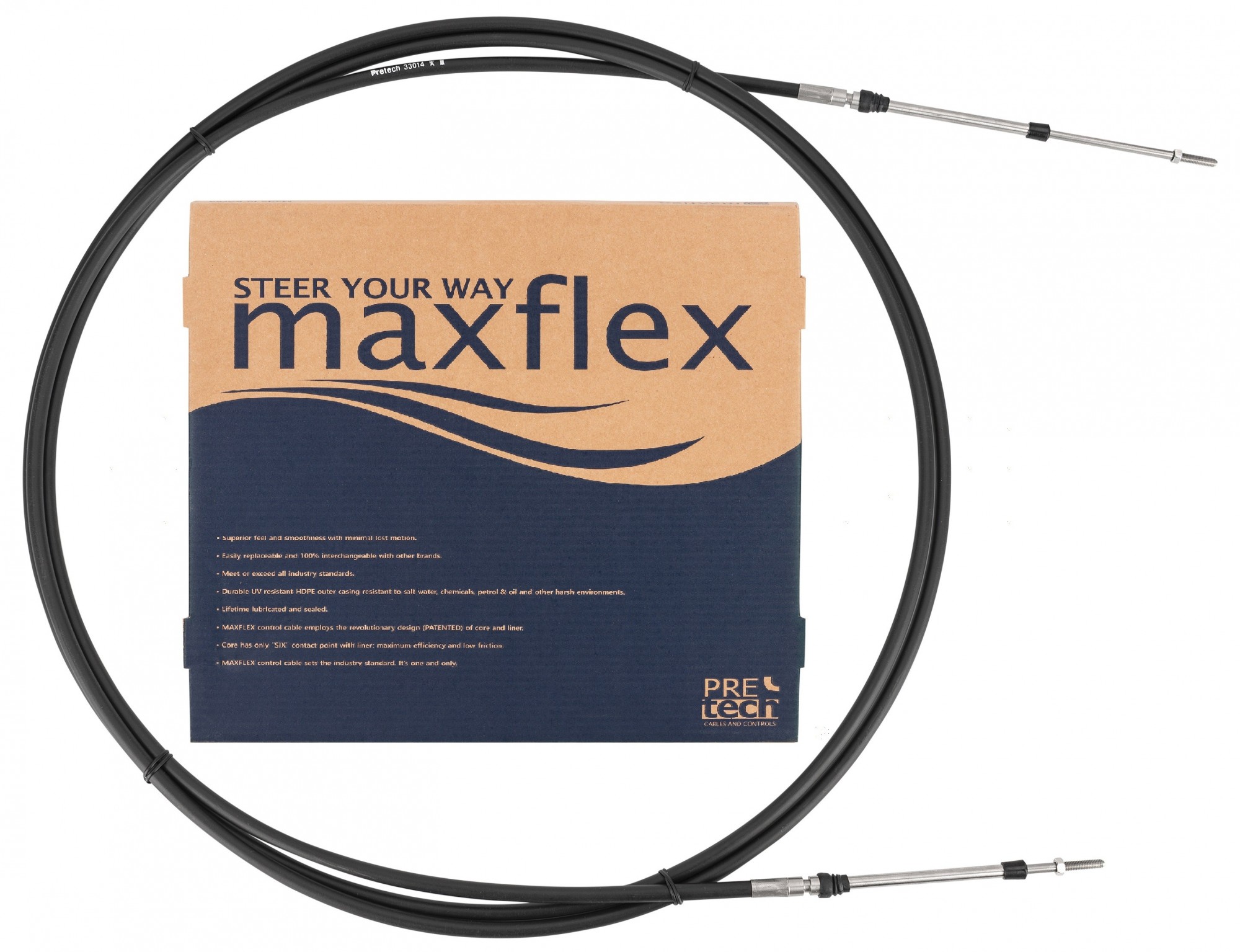

Трос газ/реверс для лодочного мотора Pretech сталь Maxflex 26FT 7.92м (33026)