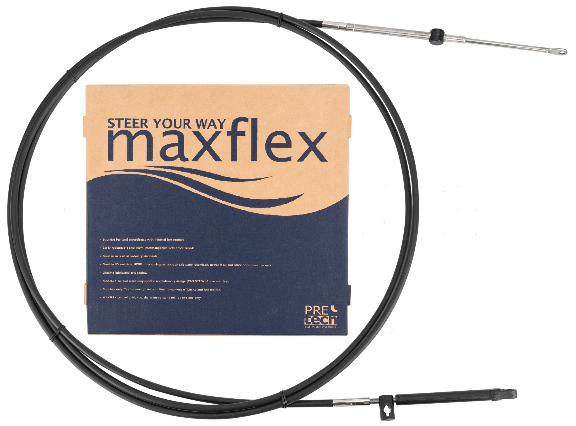 

Трос газ/реверс для лодочного мотора Pretech сталь Maxflex 7FT 2.13м Mercury (63707)