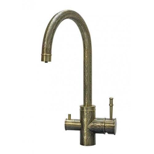 

Смеситель кухонный Aquasanita Sabiaduo 2963-311 BR decor, под питьевую воду