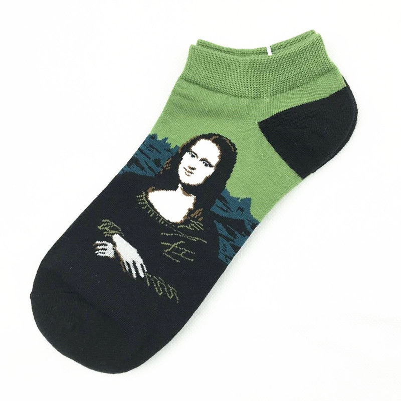 

Носки Низкие Женские City-A Our Tanks Картины Мона Лиза (Леонардо Да Винчи) 37-43