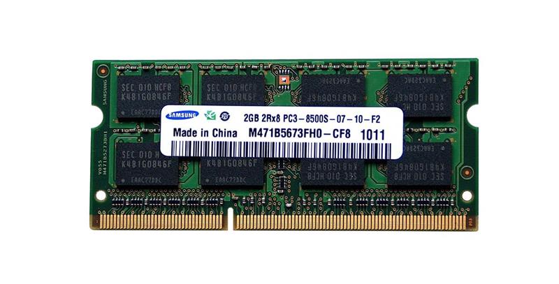 

Модуль памяти SO-DIMM 2GB/1066 DDR3 Samsung (M471B5673FH0-CF8)