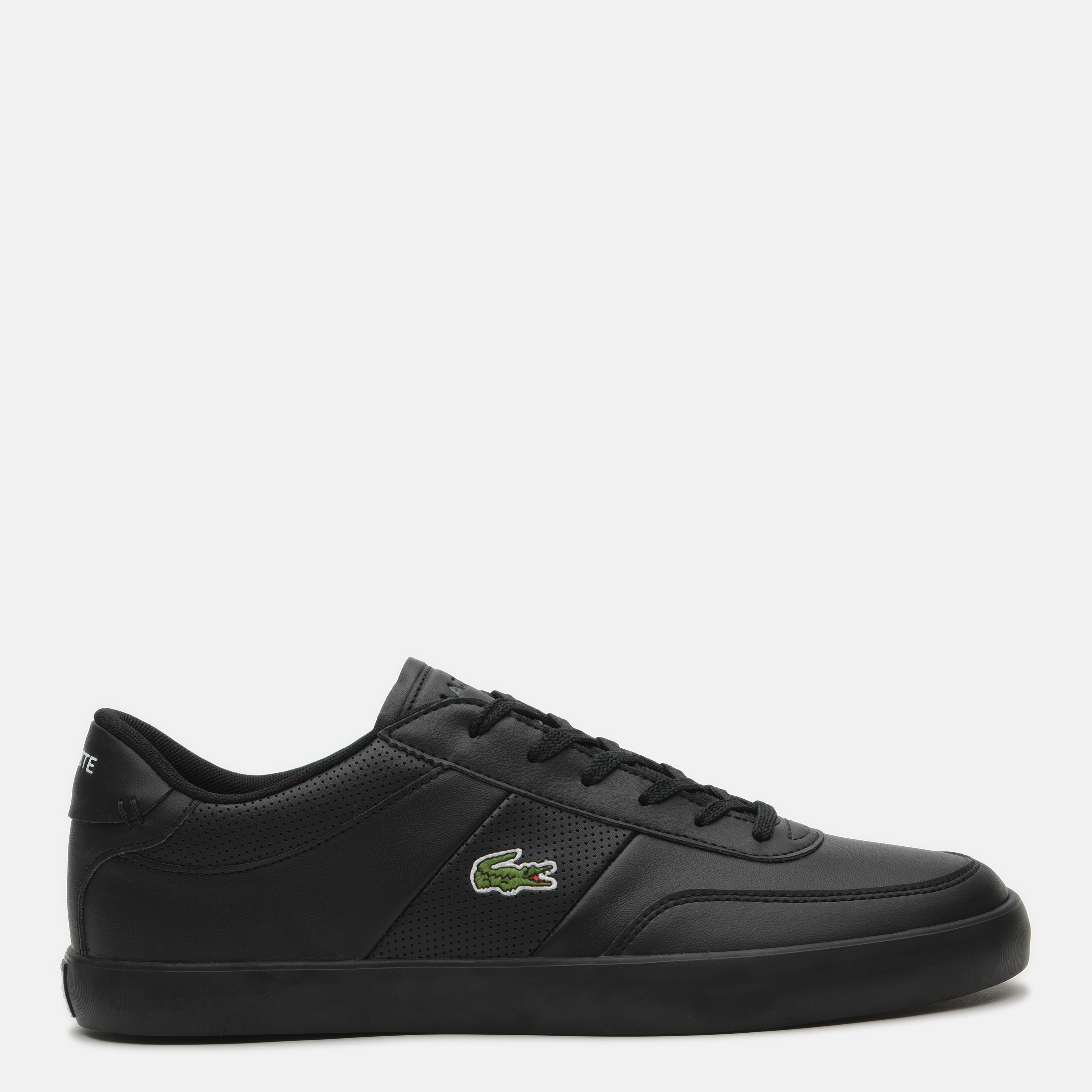 Акція на Чоловічі кеди низькі Lacoste Court-Master 0120 1 Cma 740CMA0014-02H 44 (T9.5) 28.3 см Чорні від Rozetka