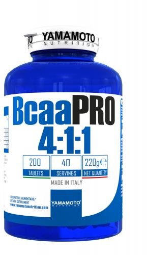 

Bcaa Pro 4:1:1 Yamamoto Nutrition 200 Tablets