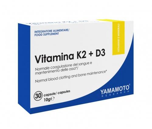 

Vitamina K2 + D3 Yamamoto Nutrition 30 Capsules