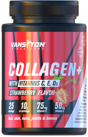 

Collagen+ Vansiton /25 servings/ Strawberry 250 г