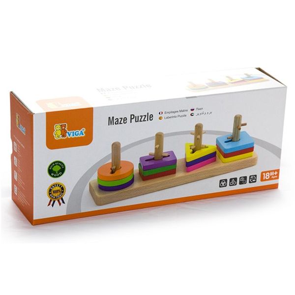 

Головоломка Viga Toys "Форма и Цвет"