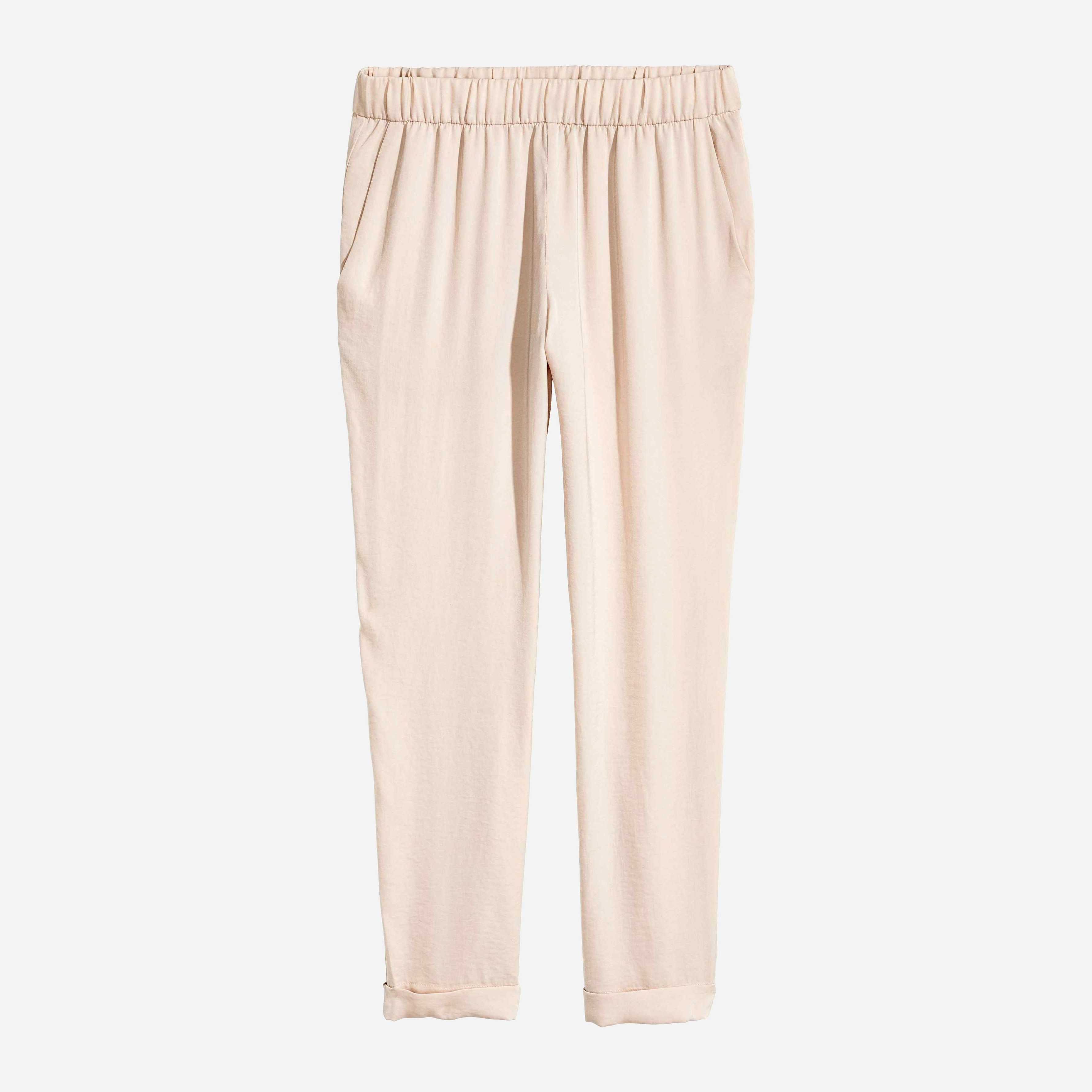 

Брюки H&M 4871925 36 Светло-бежевые
