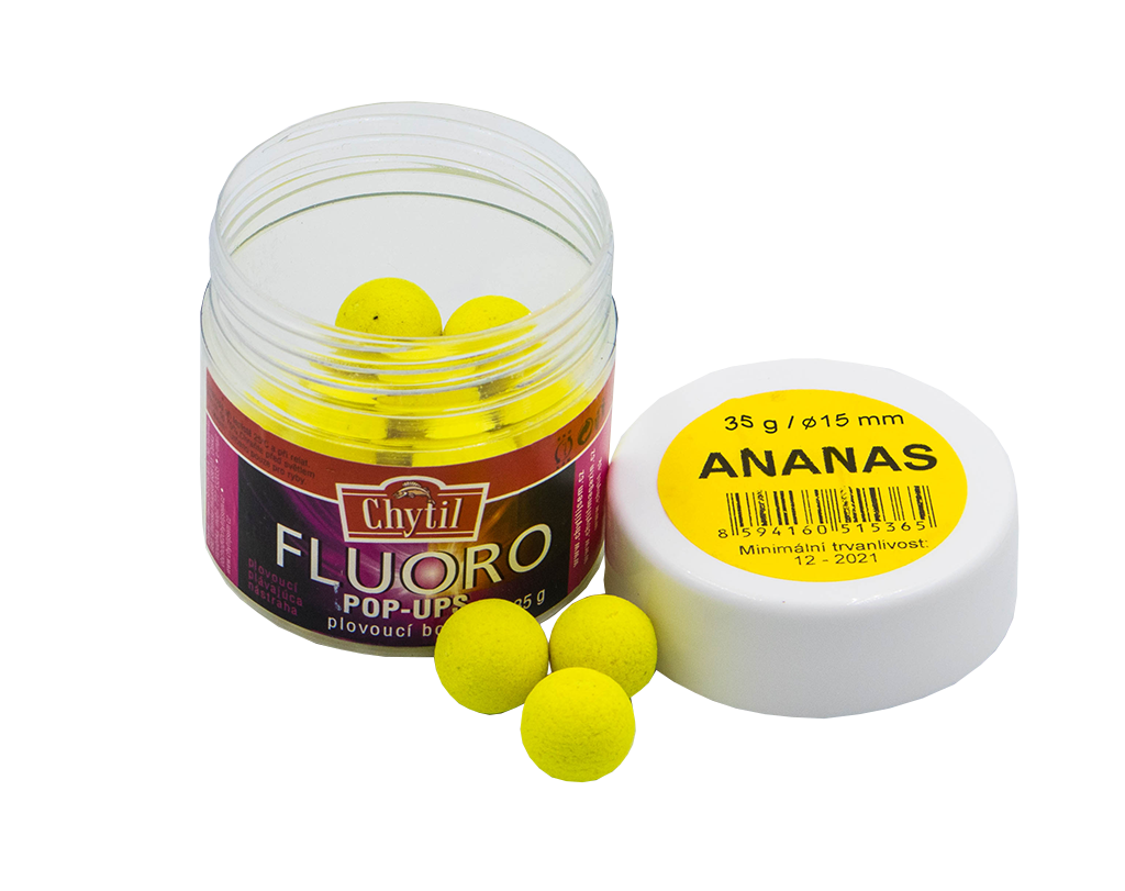 

Бойлы Chytil Fluoro Pop-Up Ананас 15 мм 35 гр (FPU15/ANA)