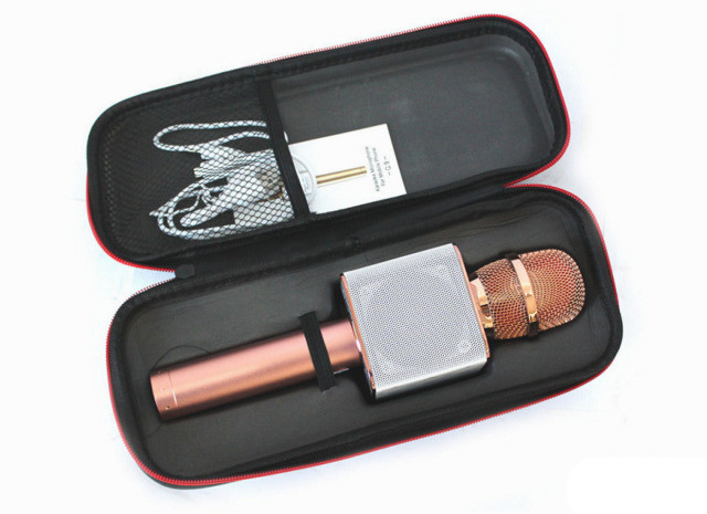 

Караоке-микрофон MicGeek Q9 rose-gold в чехле