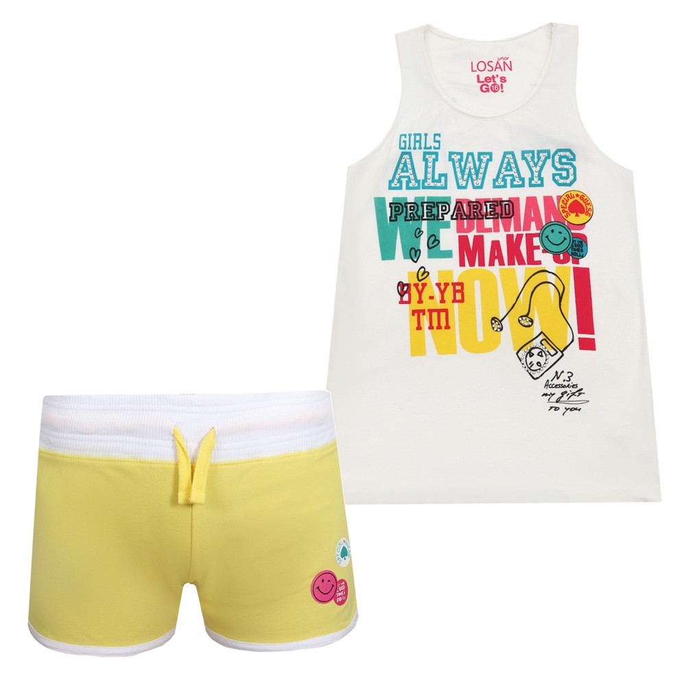 

Костюм : Майка и шорты Losan Junior girls (314-8023AB/001) Белый 8 Years-128 см