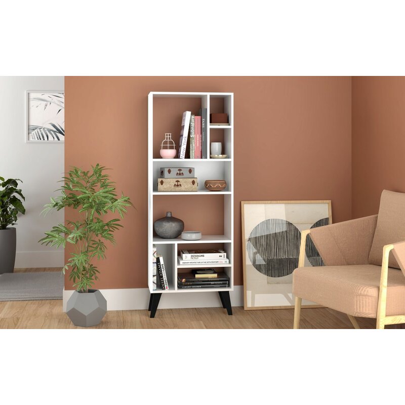 

Геометрический книжный шкаф-полка Bianco Tall - Little Room Baby House (WFR-100661-1036)