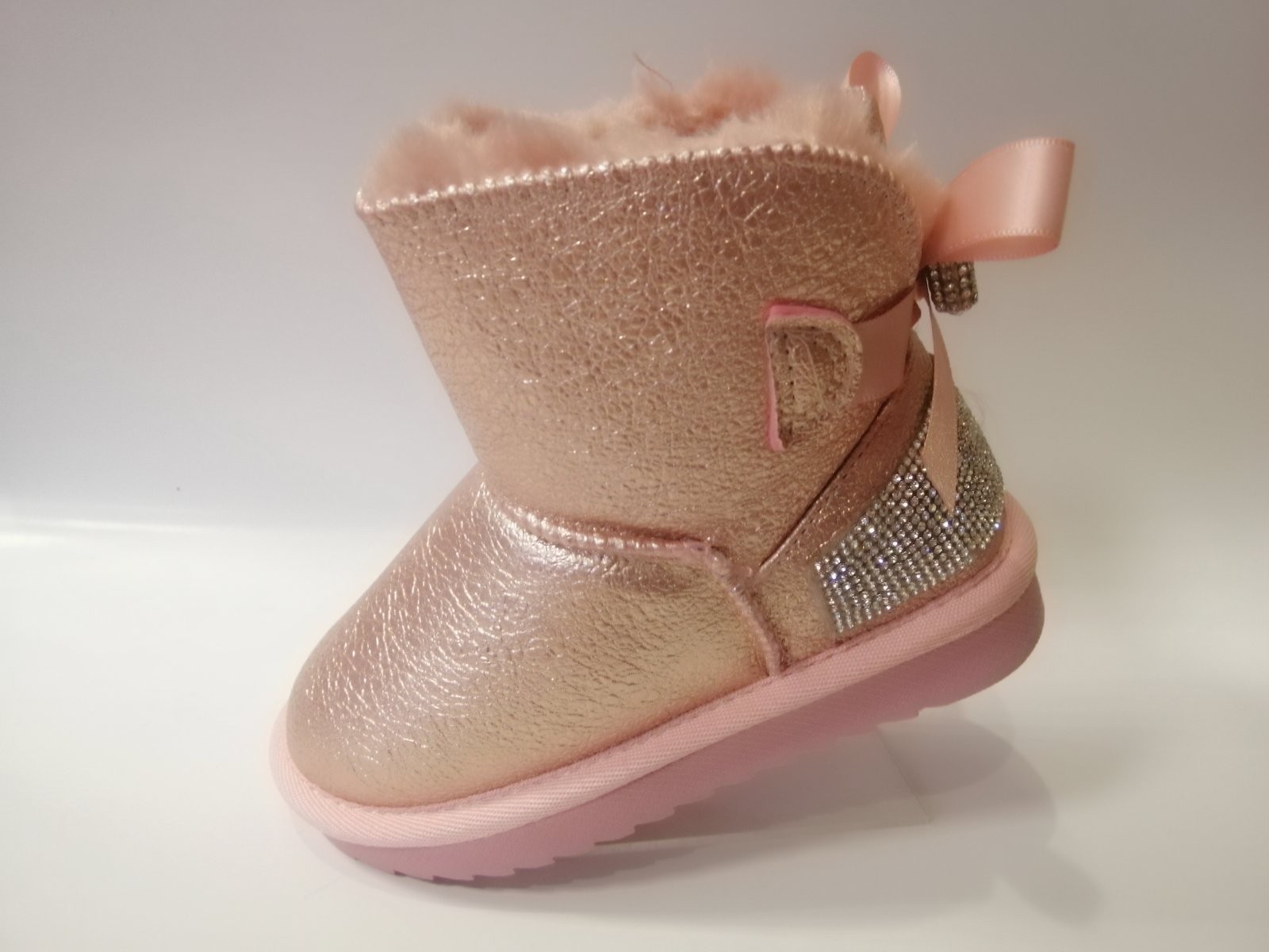 

Зимние угги для девочки Apawwa 46 D pink розовые р.28