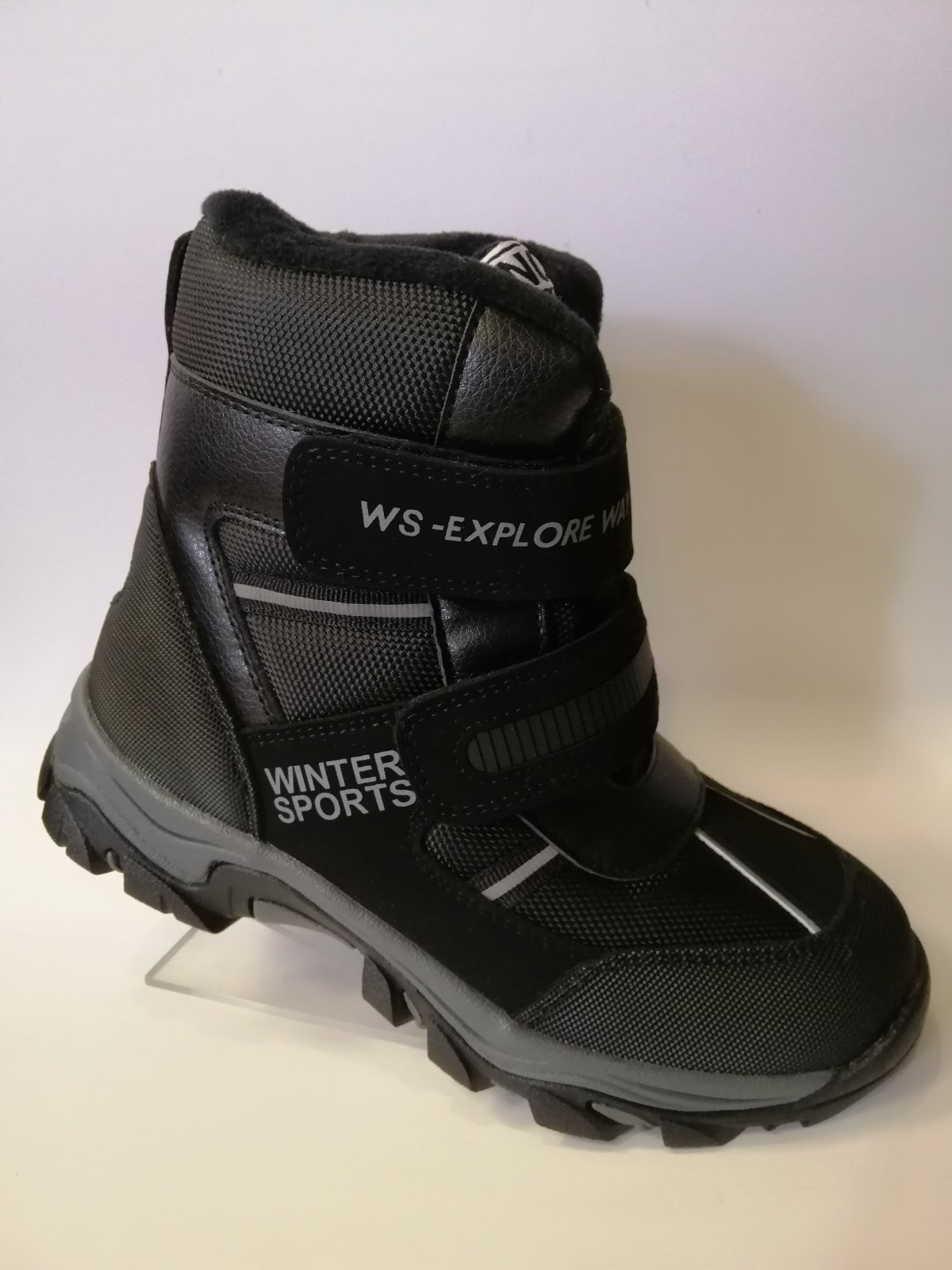 

Зимние ботинки для мальчика WeeStep 125058141 ВК черные р.37-24,3 см