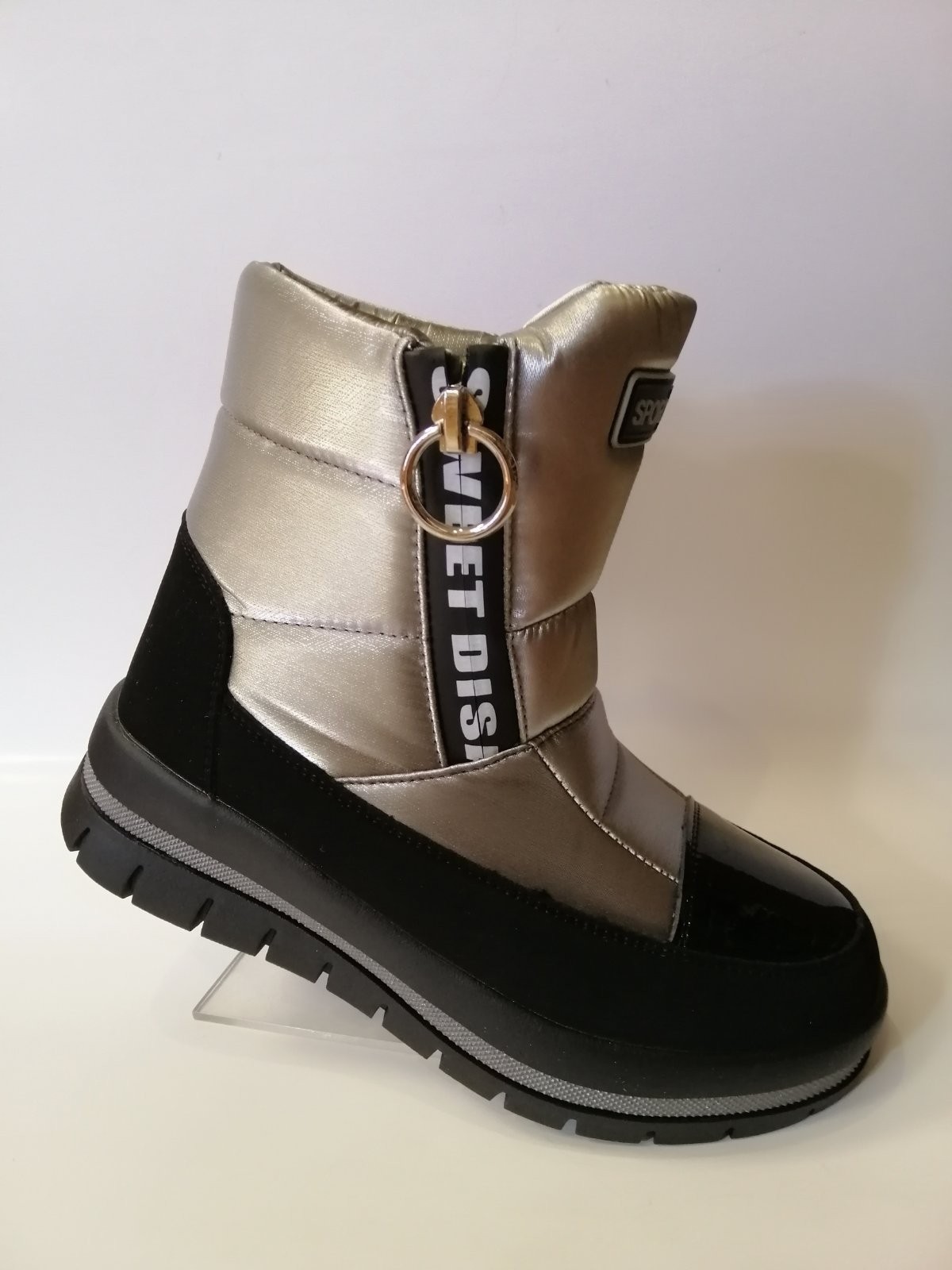 

Зимние ботинки WeeStep 531858052SG серые р.37,5-24,5 см