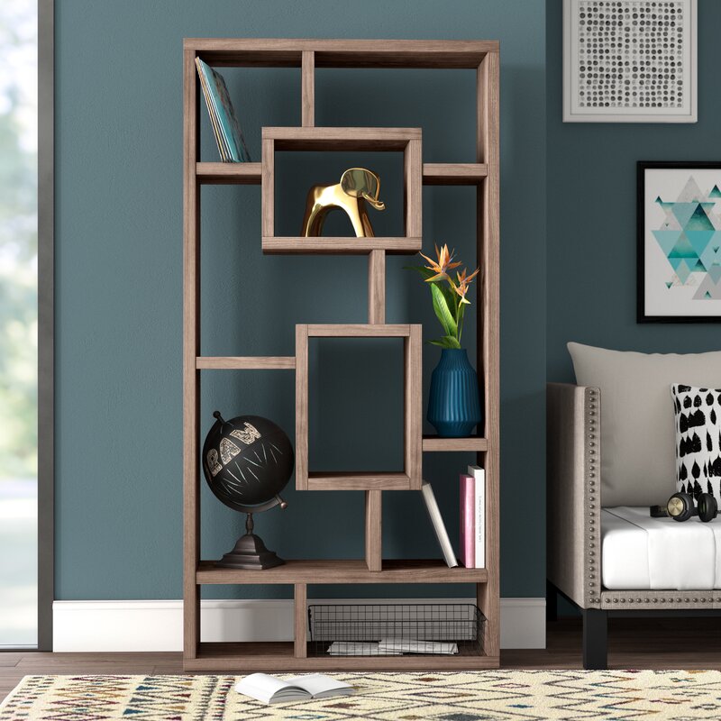 

Геометрический книжный шкаф-полка Mosher - Little Room Baby House (WFR-100181-02-1036)