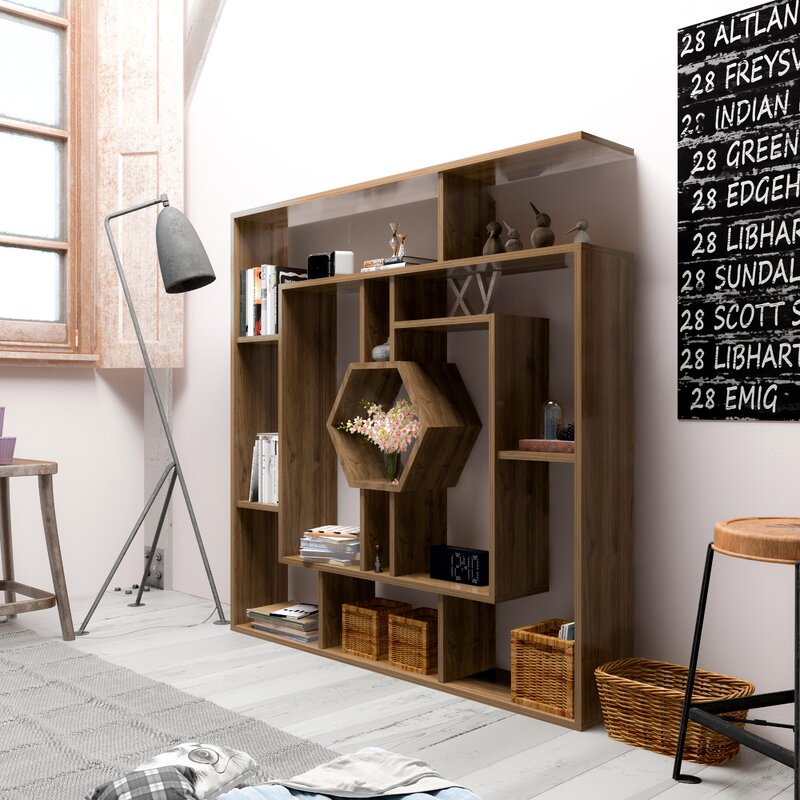 

Геометрический книжный шкаф-полка Okane - Little Room Baby House (WFR-100474-05-1036)