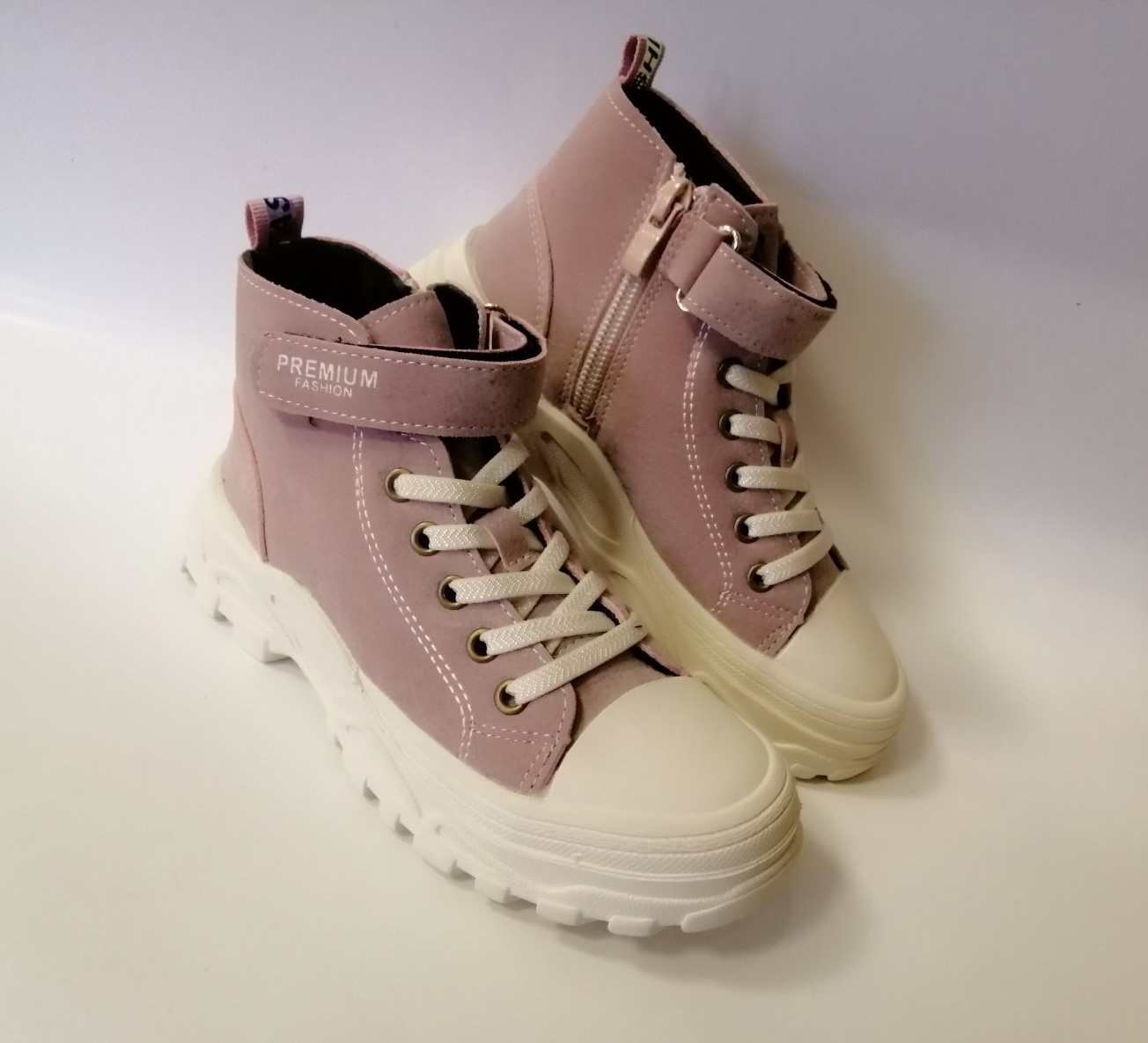 

Ботинки для девочки CSCK.S 30-13В pink пудра р.36-22,5 см
