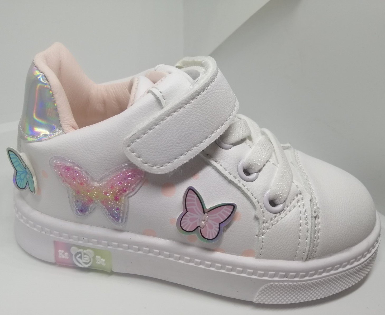 

Кеды для девочки Clibee 208-l white белые р.25-15 см