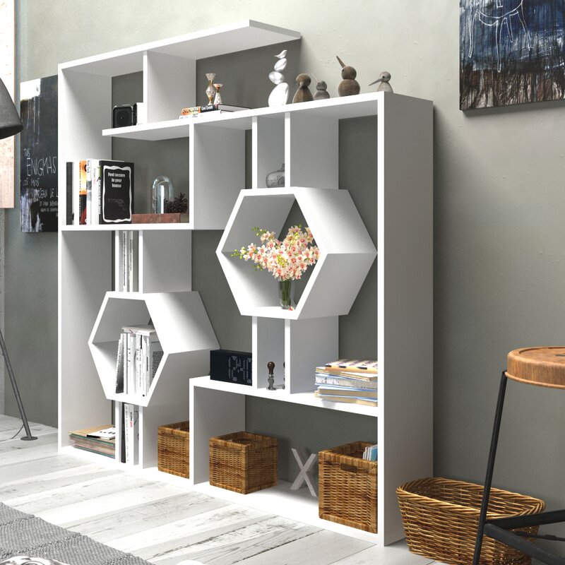 

Геометрический книжный шкаф-полка Swenson - Little Room Baby House (WFR-100602-07-1036)