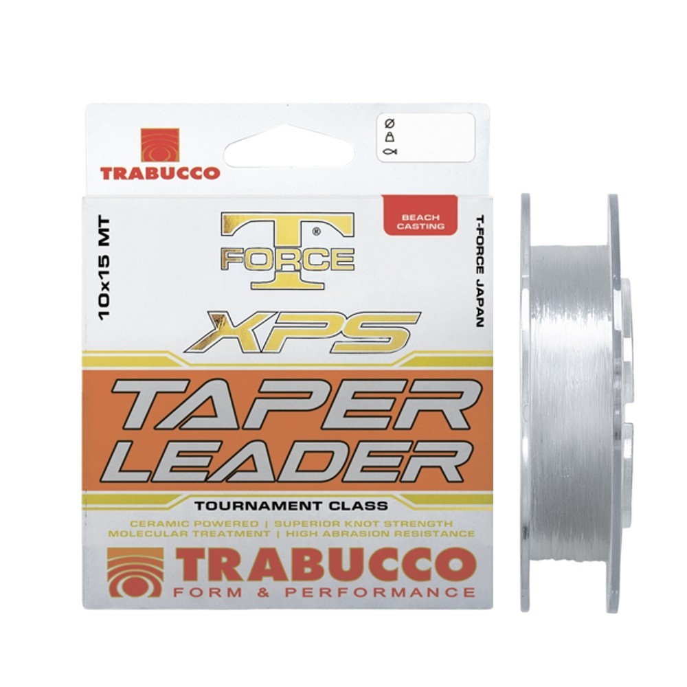 

Леска шок-лидер Trabucco T-Force Taper Leader 0,26-057мм 8,35-32,5кг 10шт