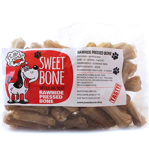

Лакомство Sweet Bone Кость натуральная прессованная 60 шт/упак, 420 г