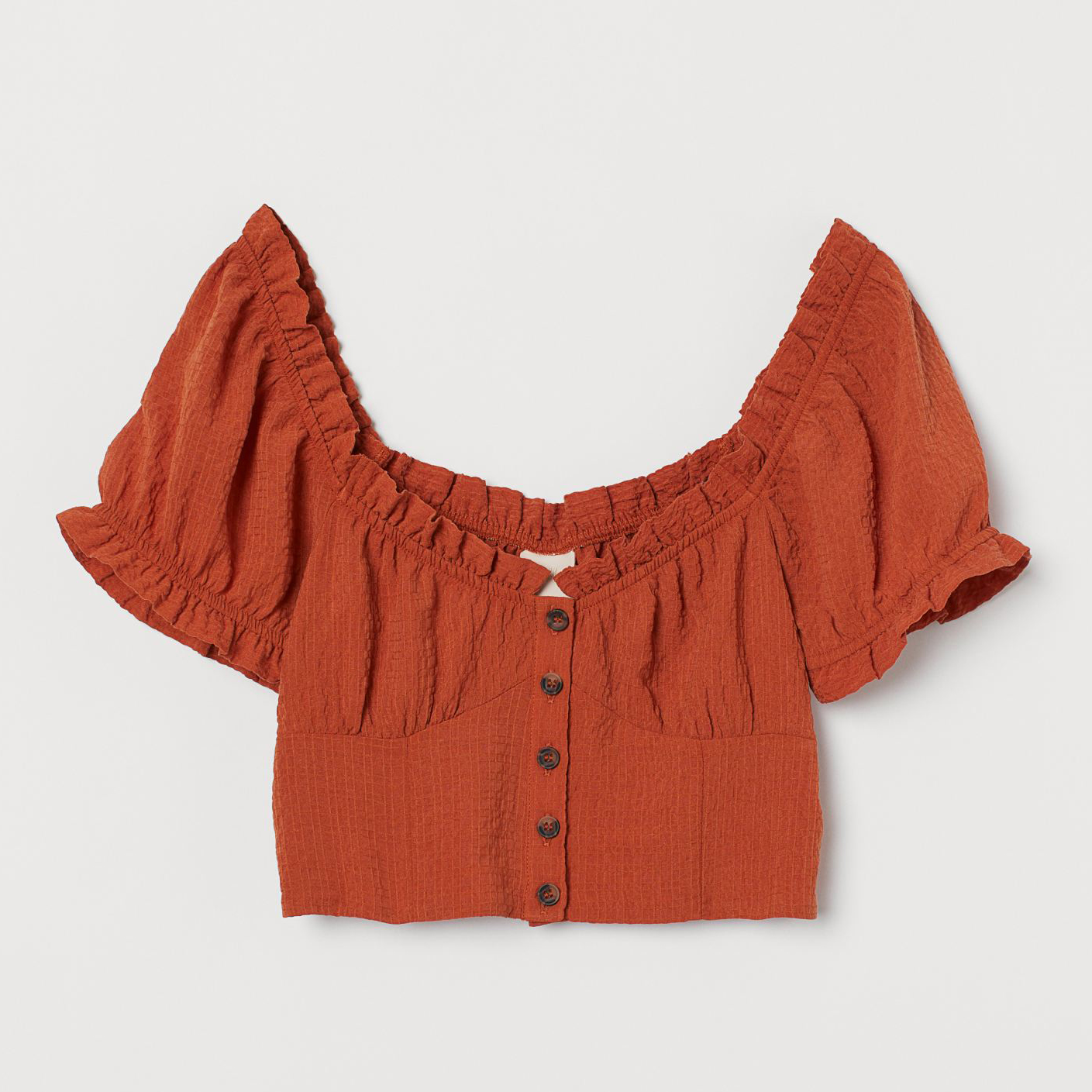 

Топ H&M 1704-7708459  Терракотовый, Топ H&M 1704-7708459 42 Терракотовый