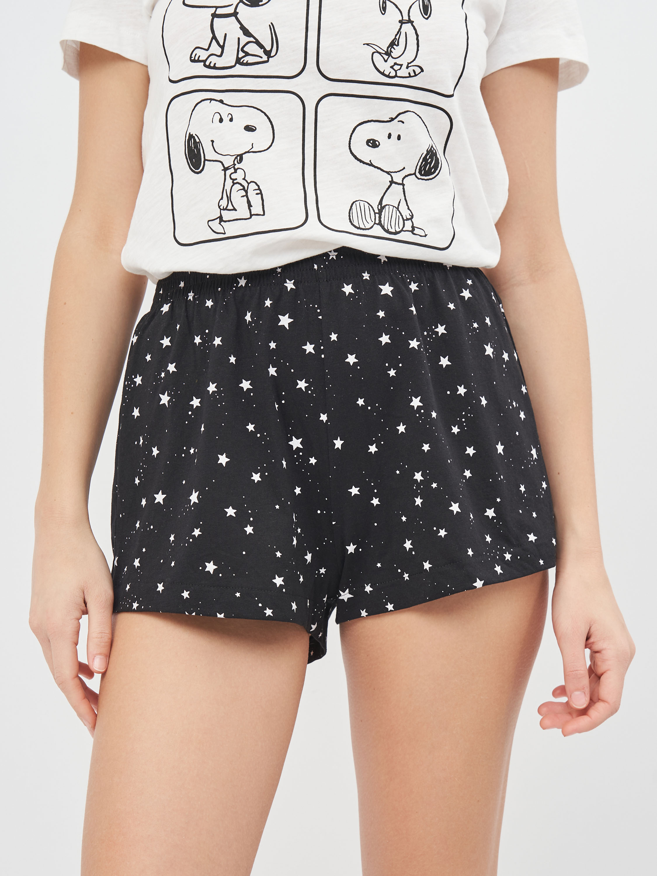 

Пижамные шорты H&M 2601-74941502 XL Черные звезды