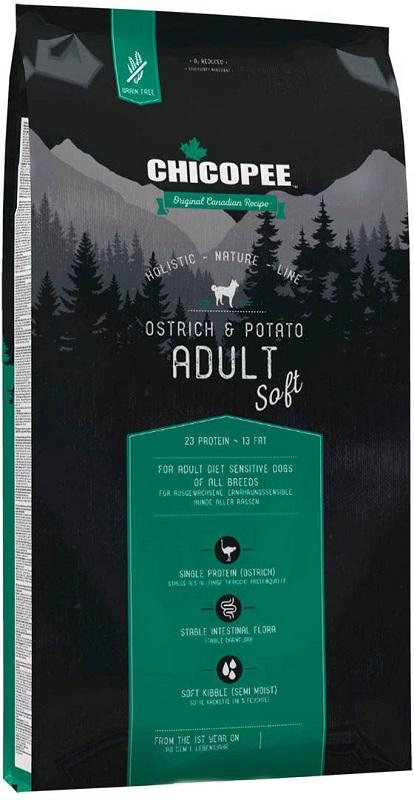 

Сухой корм для собак Chicopee HNL Soft Adult Ostrich & Potato 2 кг