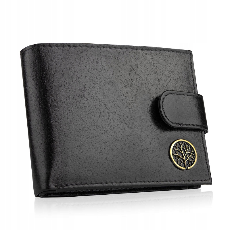

Кошелёк кожаный мужской Betlewski с защитой RFID 9,2 х 12 х 2,5 см (BPM-BF-60) чёрный