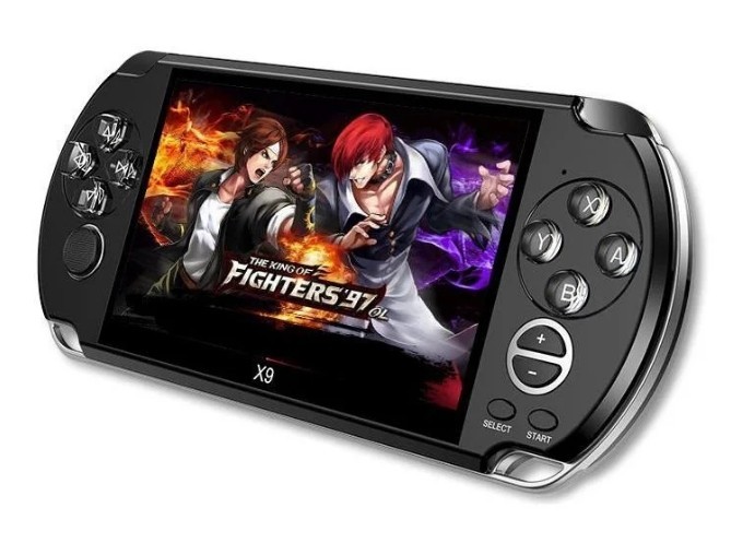 

Игровая портативная консоль PSP X9 приставка с экраном 5,1 дюймов ТВ-выход Черный