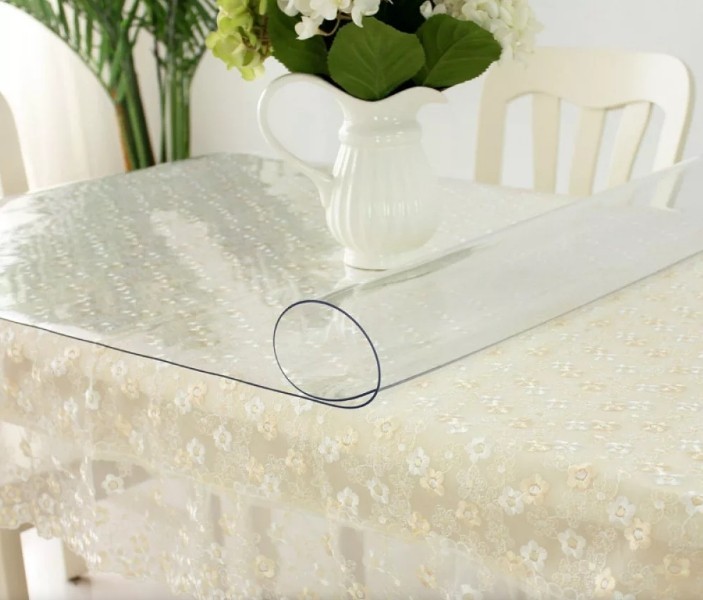 

Силиконовая скатерть Мягкое стекло Soft Glass Покрытие для мебели (размер 2.4х1.8 м, толщина 0.5 мм) Прозрачное