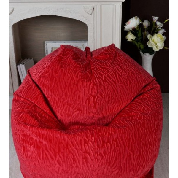 

Кресло-груша на флоке ARVISA Огромная XXL 130х160 см Красный