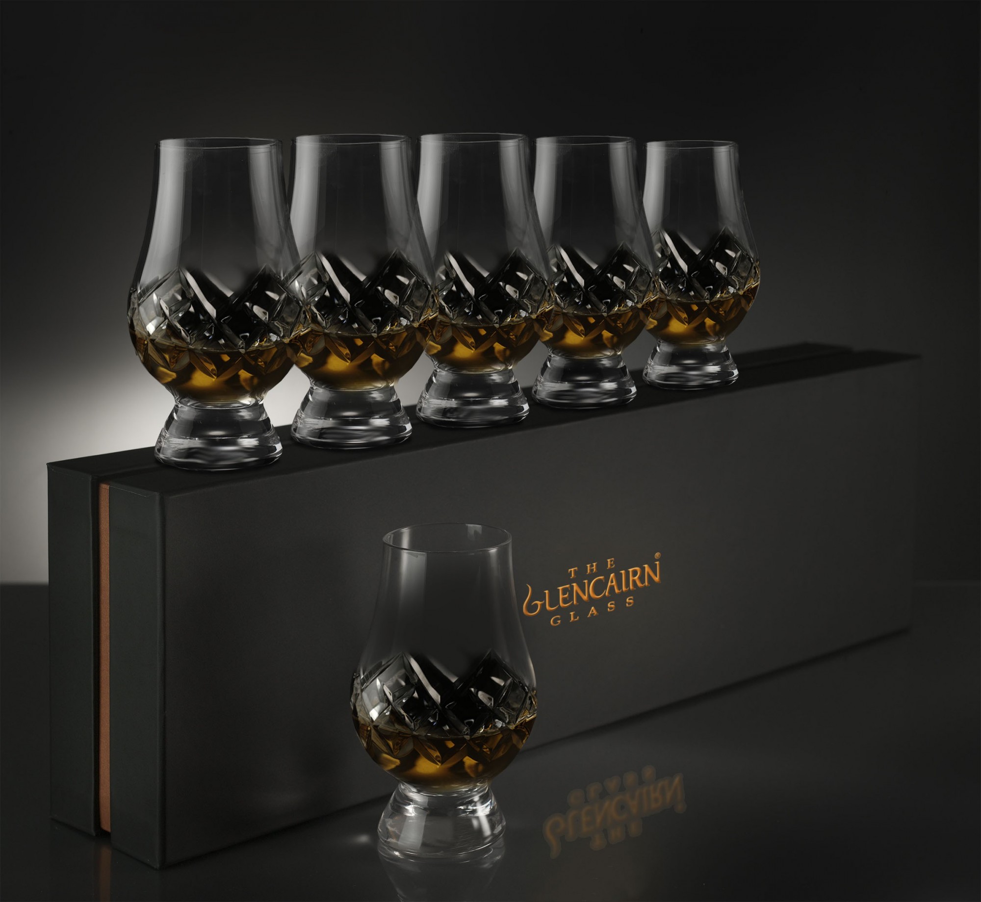 

Набор бокалов для виски Glencairn Glass Cut Crystal 6 бокала 200 мл в подарочной коробке