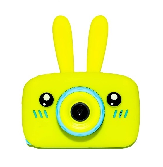 

Детский цифровой фотоаппарат с ушками Smart Kids Camera 3 серии Full HD 1080Р Желтый