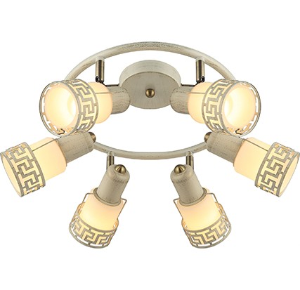 

Потолочный светильник INL-9330C-04 Antique brass & Ivory