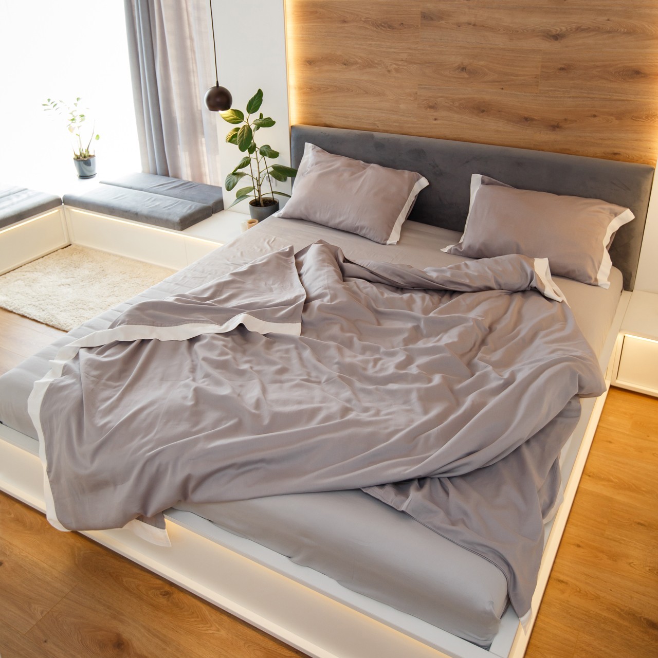 

Комплект постельного белья NaviHome Оксфорд евро