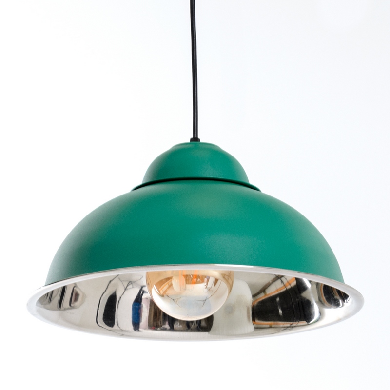 

Подвесной светильник Atmolight Bell P360 Green/steel (1391164)