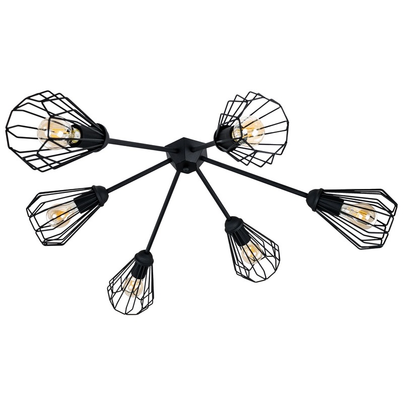 

Люстра Atmolight Shift X-6 C380/480 Black (2101211)
