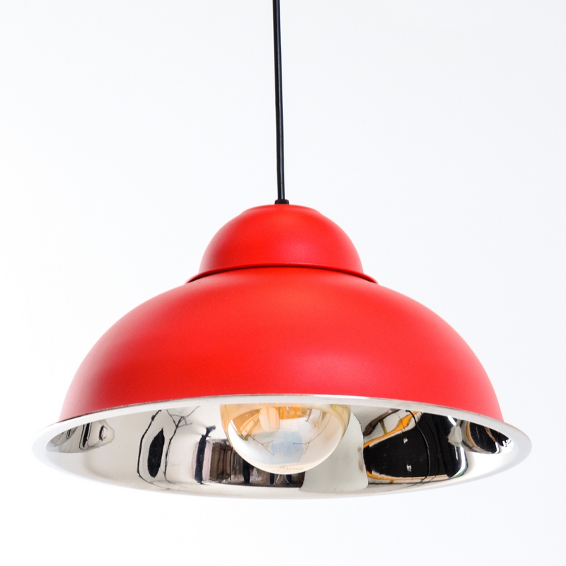 

Подвесной светильник Atmolight Bell P360 Red/steel (1391165)
