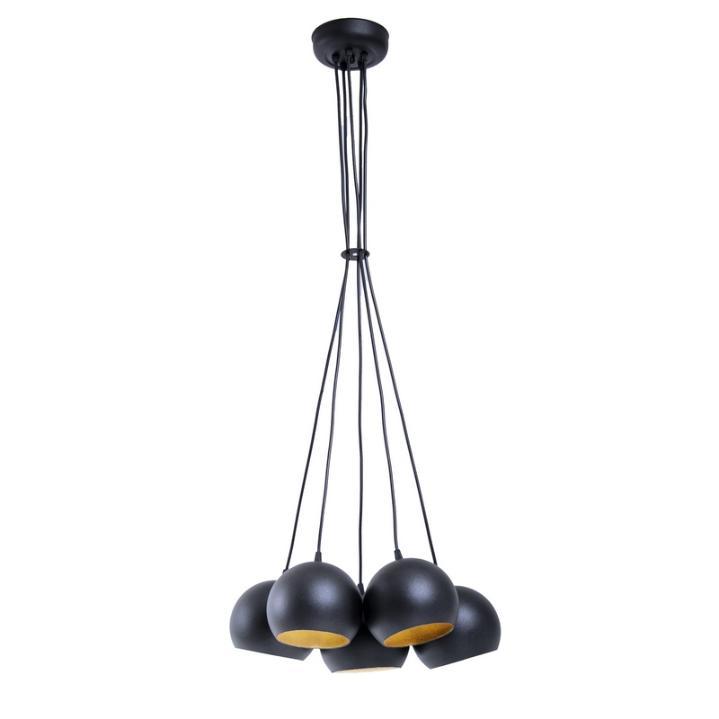 

Подвесной светильник Atmolight Bowl С150-5 Black /gold (1311314)